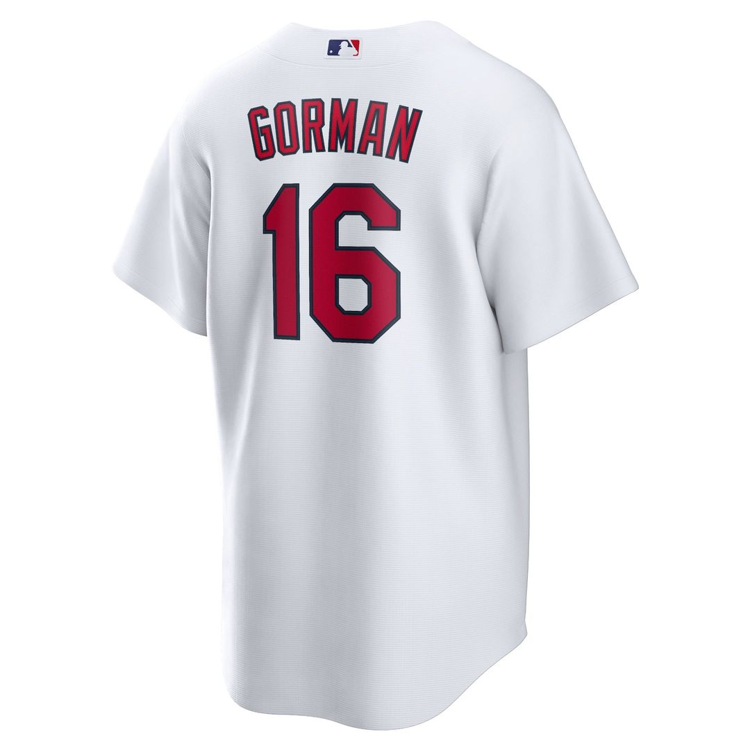St. Louis Cardinals Nolan Gorman Home Replica Jersey | White