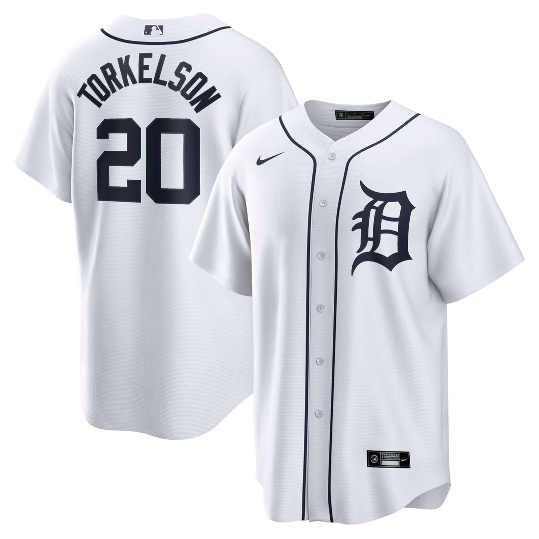 Detroit Tigers Spencer Torkelson Home Replica Jersey | White