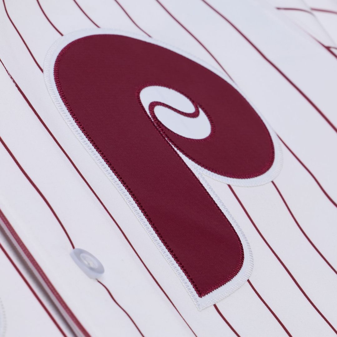 Philadelphia Phillies Chase Utley 2003 Cooperstown Authentic Jersey | White