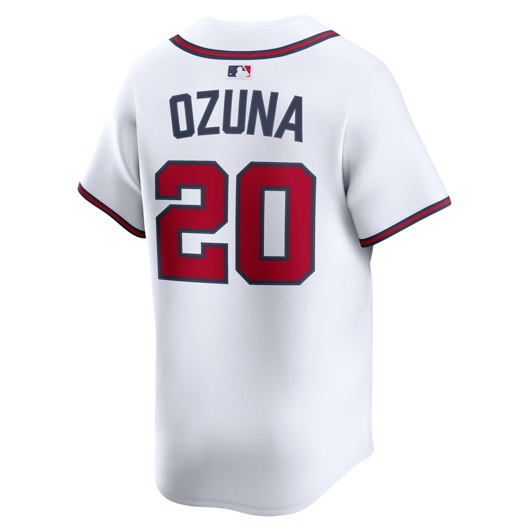 Atlanta Braves Marcell Ozuna Home Limited Jersey | White