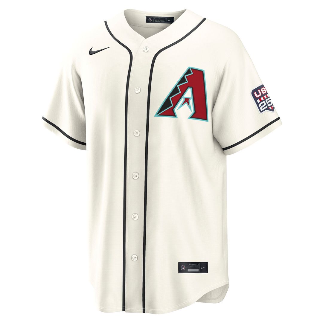 Arizona Diamondbacks Corbin Carroll USA 250 Fourth of July Home Stadium Jersey | Cream