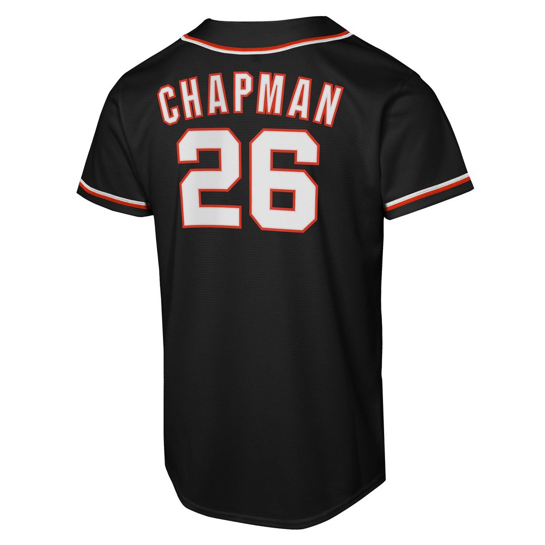 San Francisco Giants Matt Chapman Youth Fashion Replica Jersey | Black