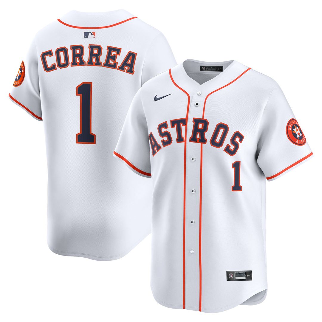 Houston Astros Carlos Correa Home Limited Jersey | White