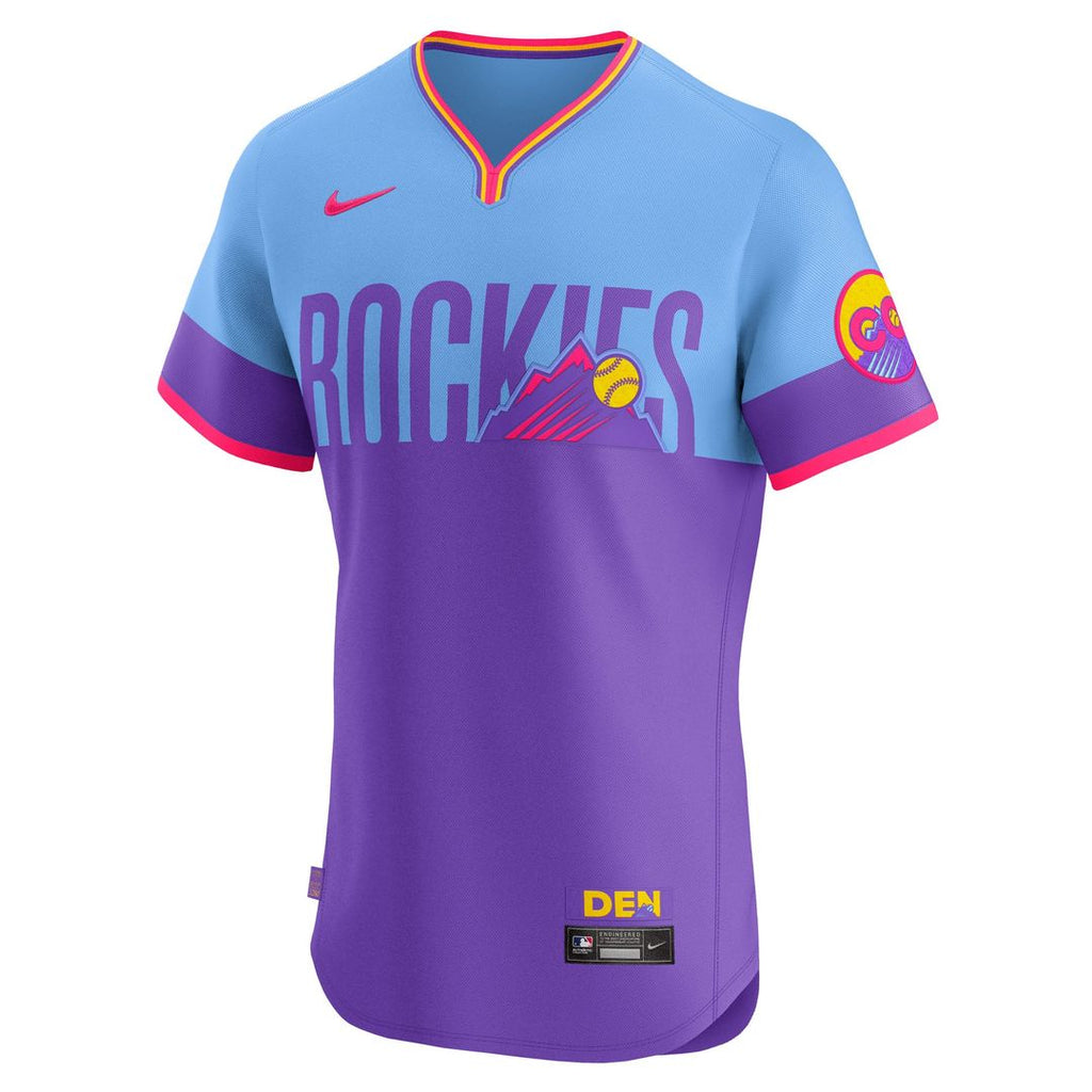 Colorado Rockies 2025 City Connect Elite Jersey | Purple
