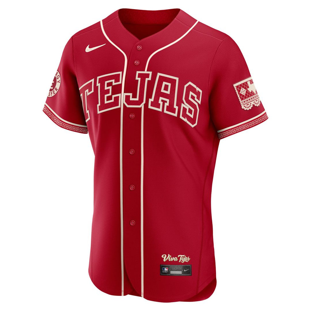 Texas Rangers Corey Seager 2026 City Connect Authentic Sponsor Patch Jersey | Red