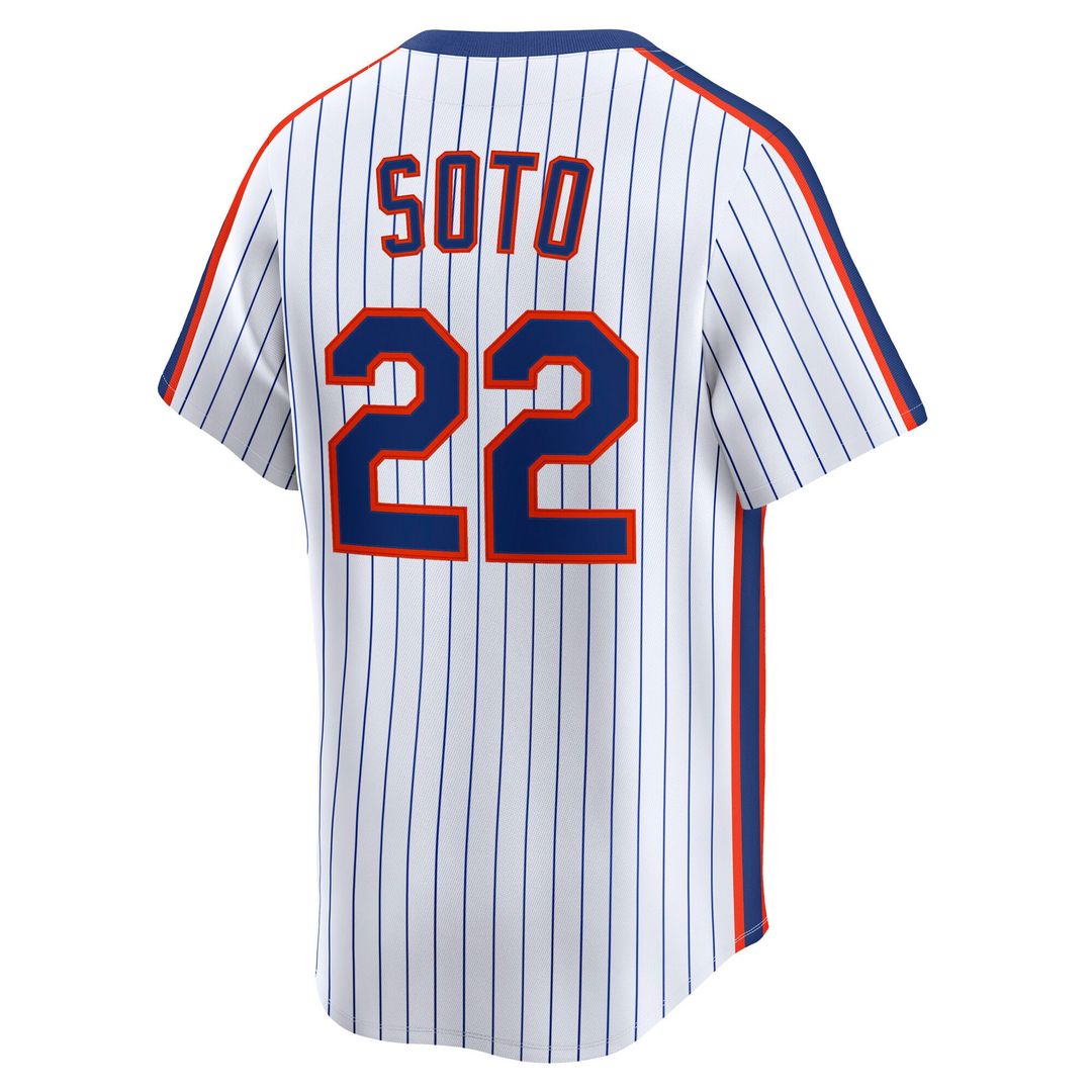 New York Mets Juan Soto Cooperstown Limited 40th Anniversary Jersey | White