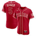 Texas Rangers Corey Seager 2026 City Connect Authentic Sponsor Patch Jersey | Red
