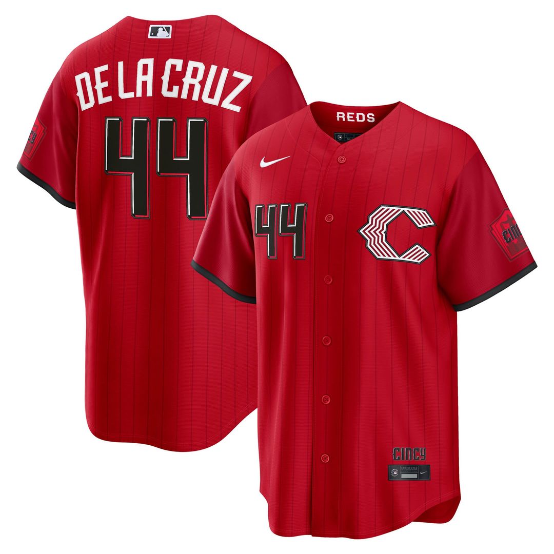 Cincinnati Reds Elly De La Cruz 2026 City Connect Stadium Jersey | Red