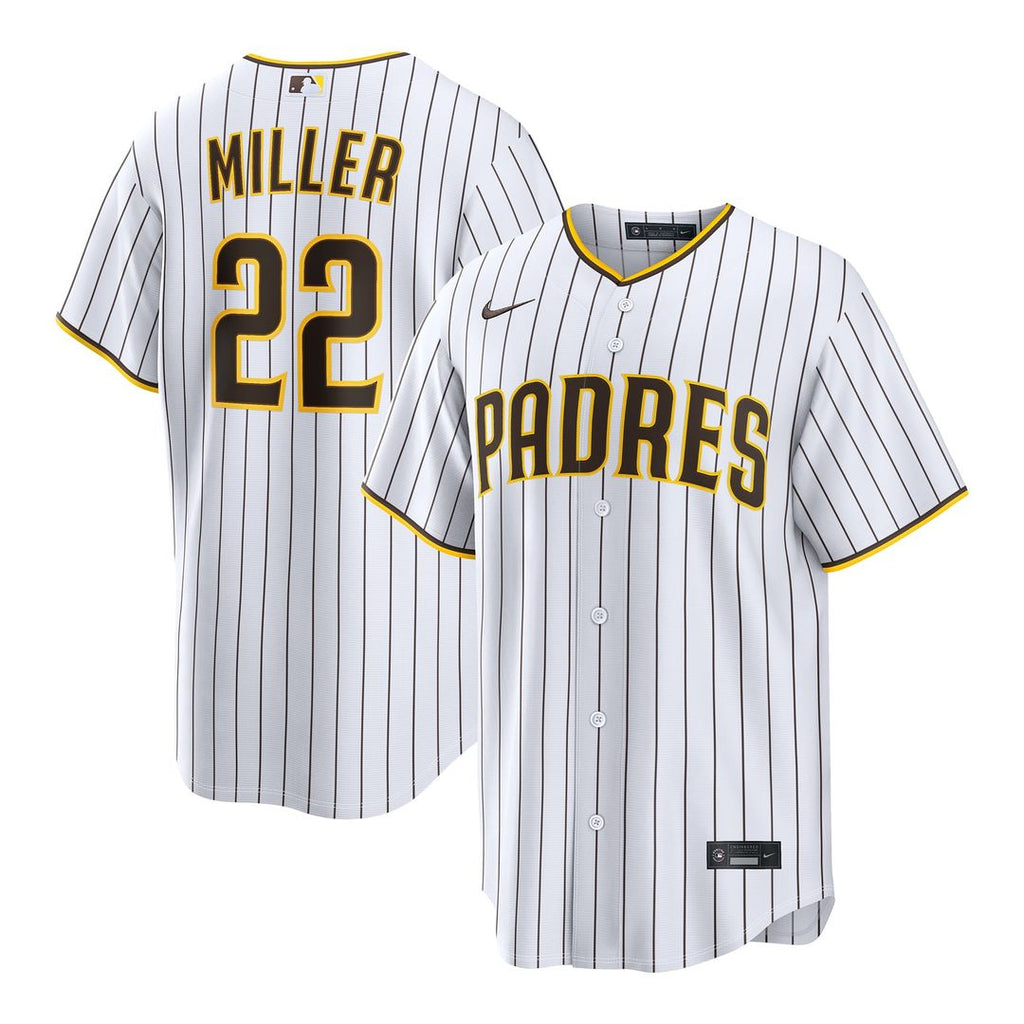 San Diego Padres Mason Miller Home Replica Jersey | White