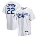 Los Angeles Dodgers Clayton Kershaw Home 2025 World Series Champions Replica Jersey | White