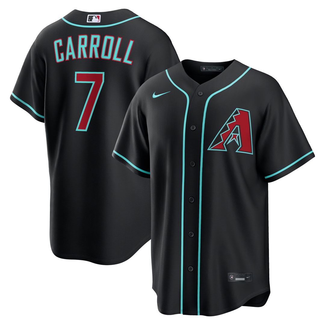 Arizona Diamondbacks Corbin Carroll Alternate 2 Replica Jersey | Crimson