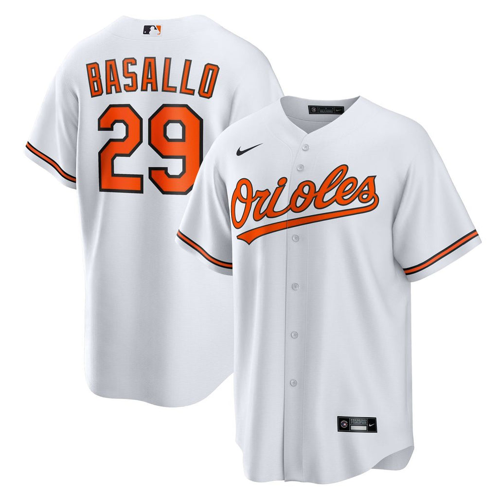 Baltimore Orioles Samuel Basallo Replica Jersey | White
