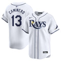 Tampa Bay Rays Junior Caminero Youth Home Limited Jersey | White