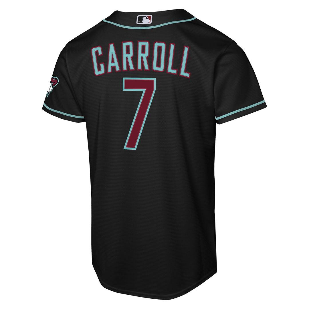 Arizona Diamondbacks Corbin Carroll Youth Alternate Stadium Jersey | Black
