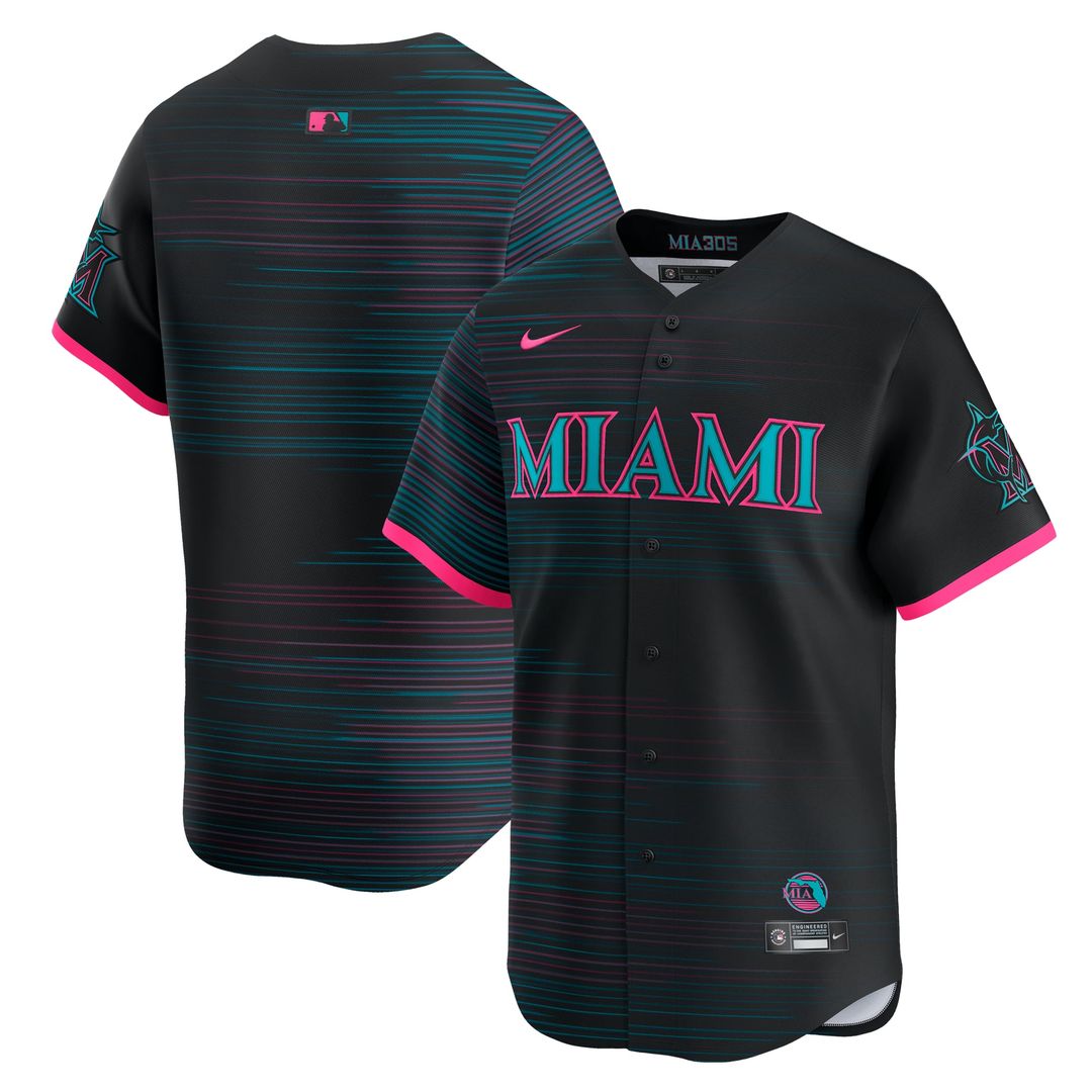 Miami Marlins 2025 City Connect Limited Jersey | Black