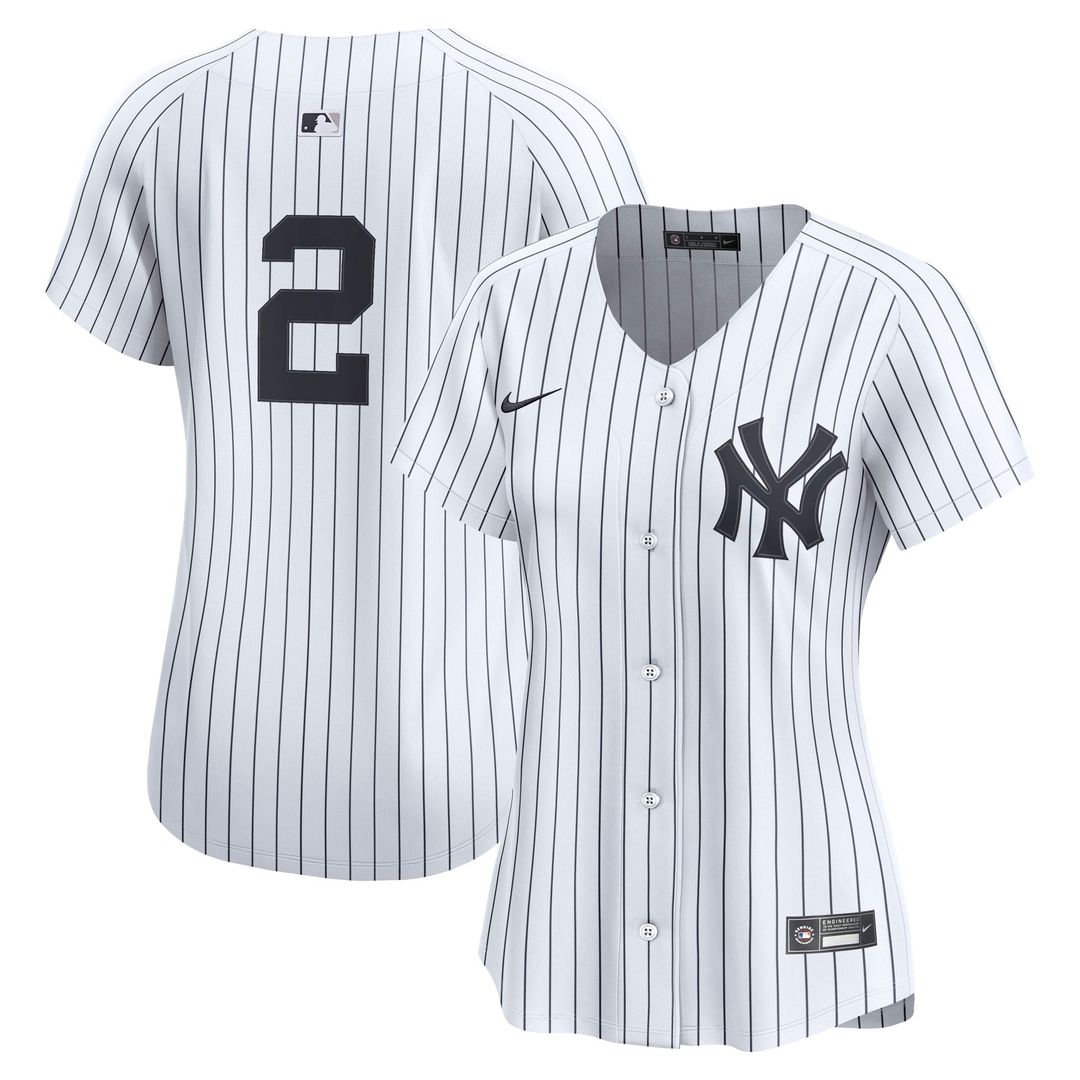New York Yankees Derek Jeter Women's Home Limited Jersey | White