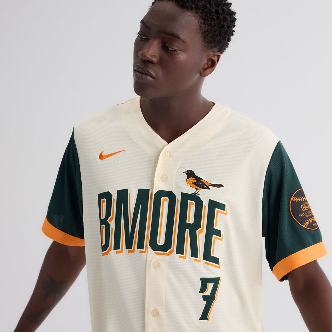 Baltimore Orioles Jackson Holliday 2026 City Connect Stadium Jersey | Cream