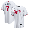 Minnesota Twins Joe Mauer Home Retired Replica Jersey | White