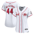 Cincinnati Reds Elly De La Cruz Women's Home Limited Jersey | White