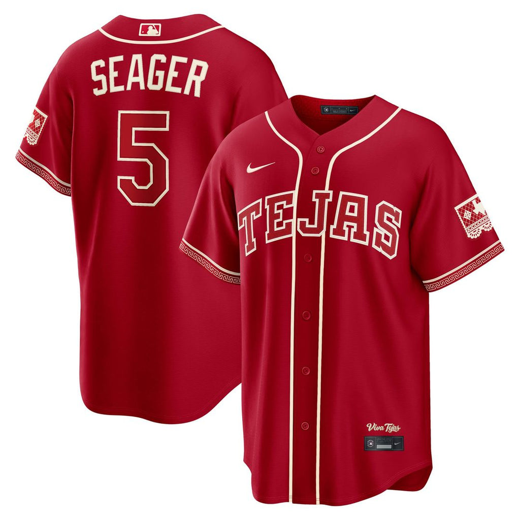 Texas Rangers Corey Seager 2026 City Connect Stadium Jersey | Red