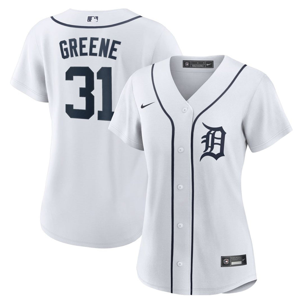 Detroit Tigers Riley Greene Women's Home Replica Jersey | White