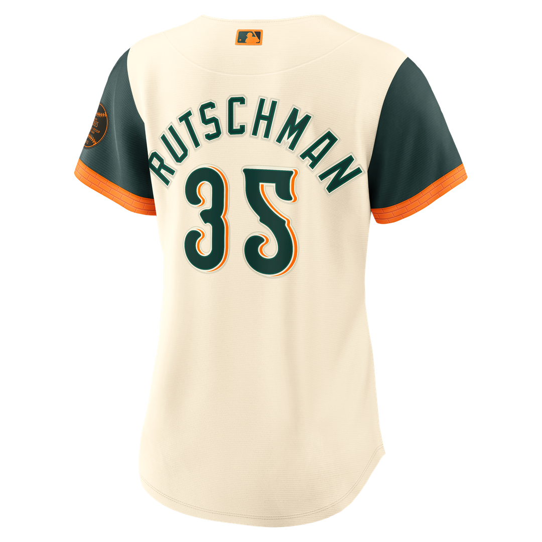 Baltimore Orioles Adley Rutschman Women's 2026 City Connect Stadium Jersey | Cream