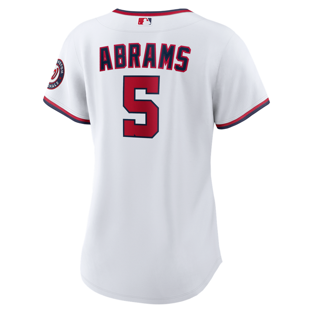 Washington Nationals CJ Abrams Women's Home Replica Jersey | White