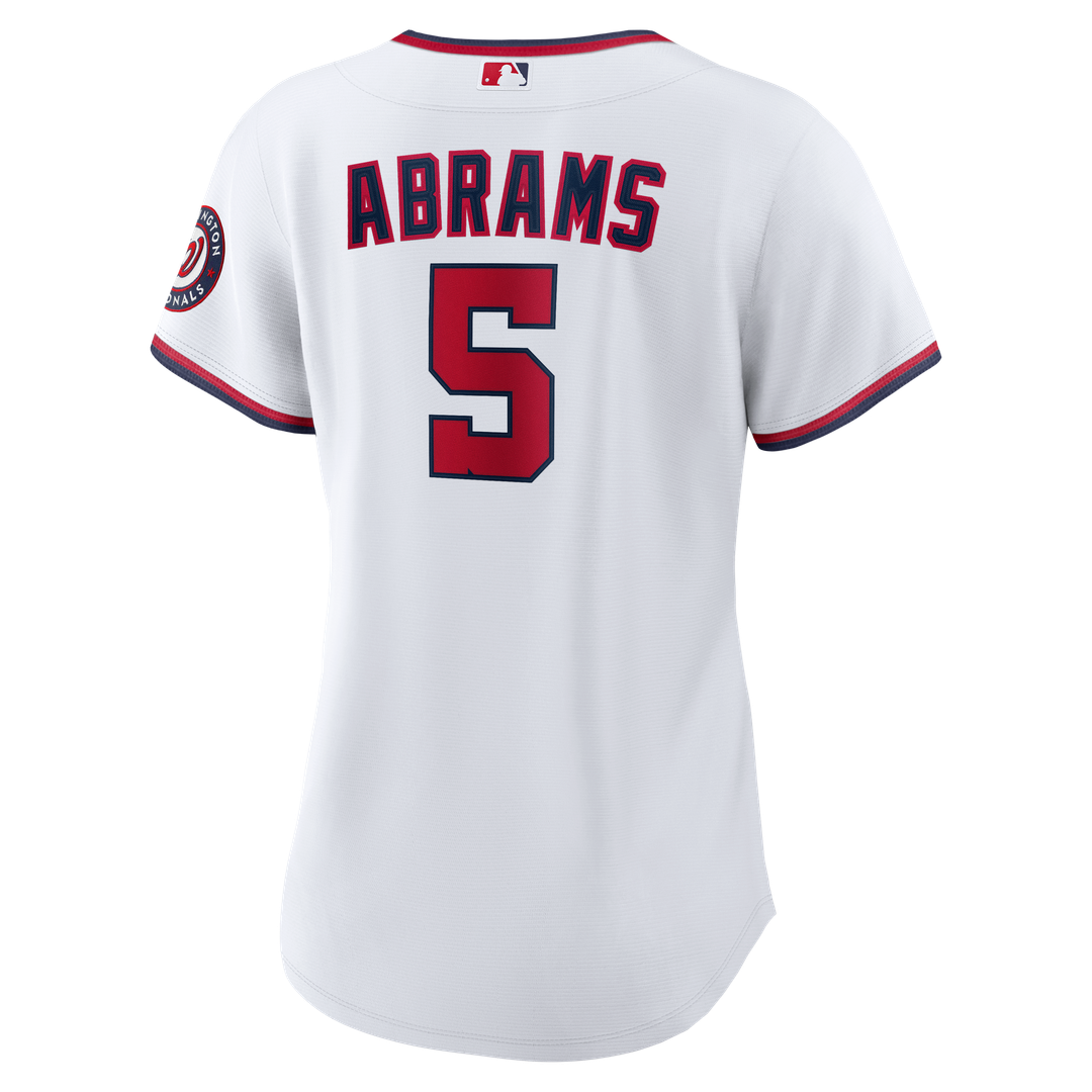 Washington Nationals CJ Abrams Women's Home Replica Jersey | White