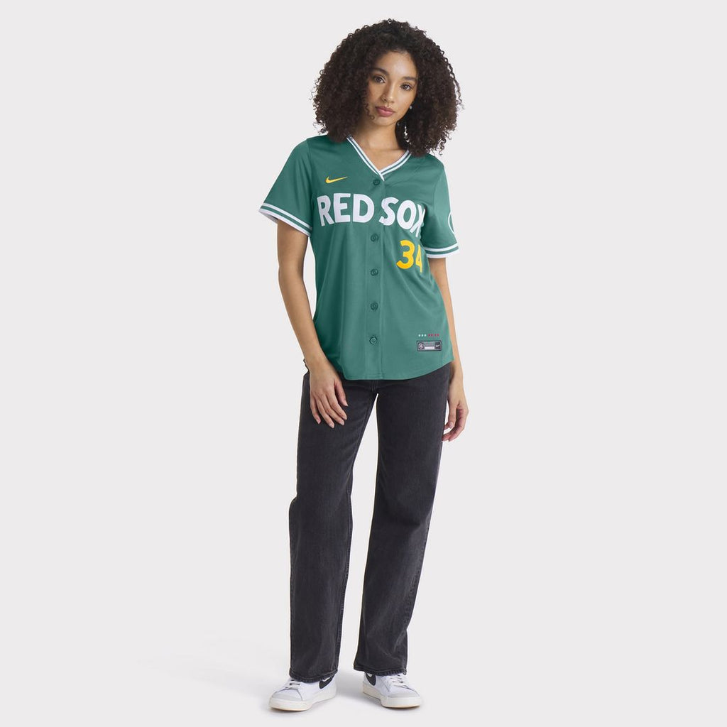 Boston Red Sox David Ortiz Women's 2025 City Connect Limited Retired Player Jersey | Green