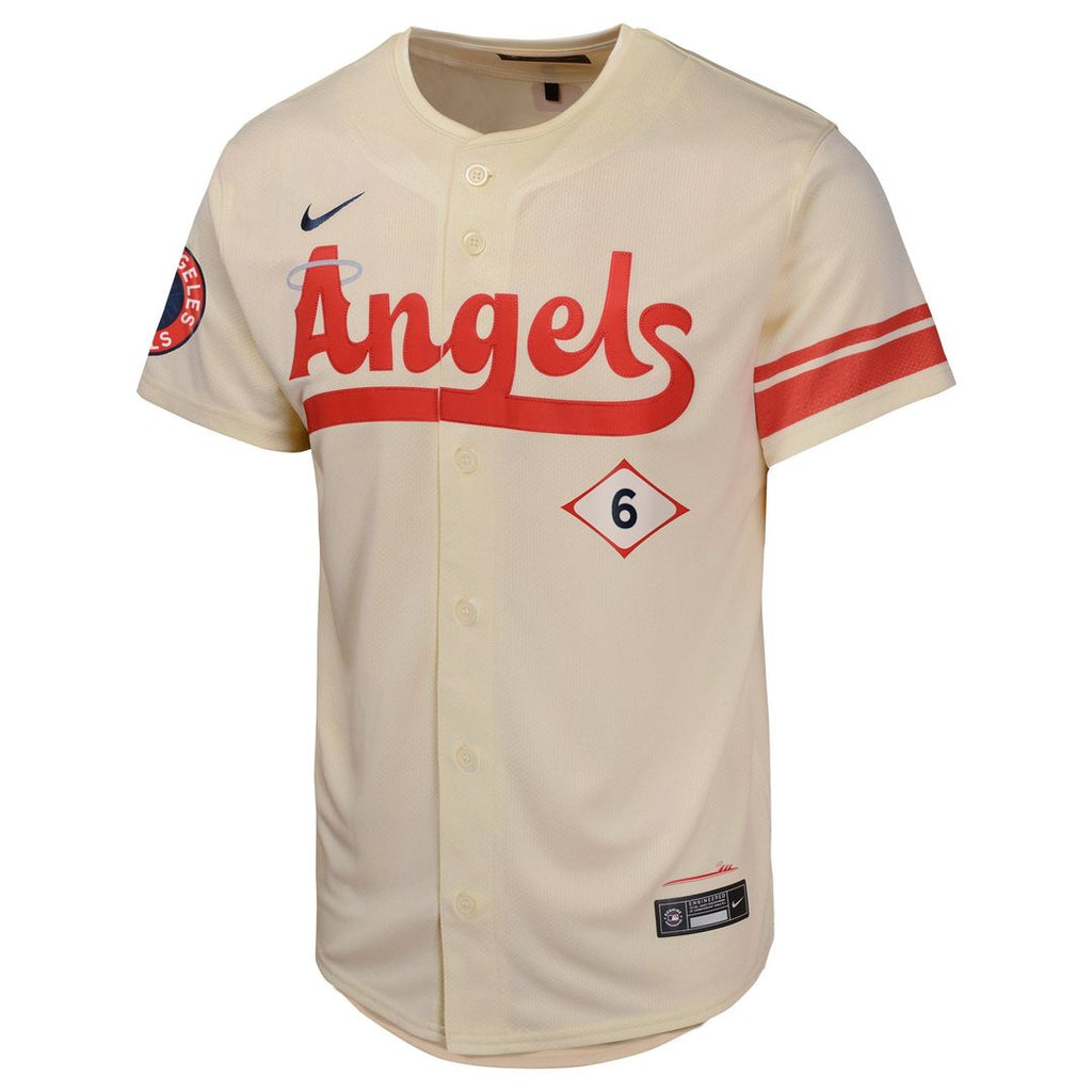 Los Angeles Angels Anthony Rendon Youth City Connect Limited Jersey | Cream