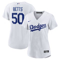 Los Angeles Dodgers Mookie Betts Women's Home Replica Jersey | White