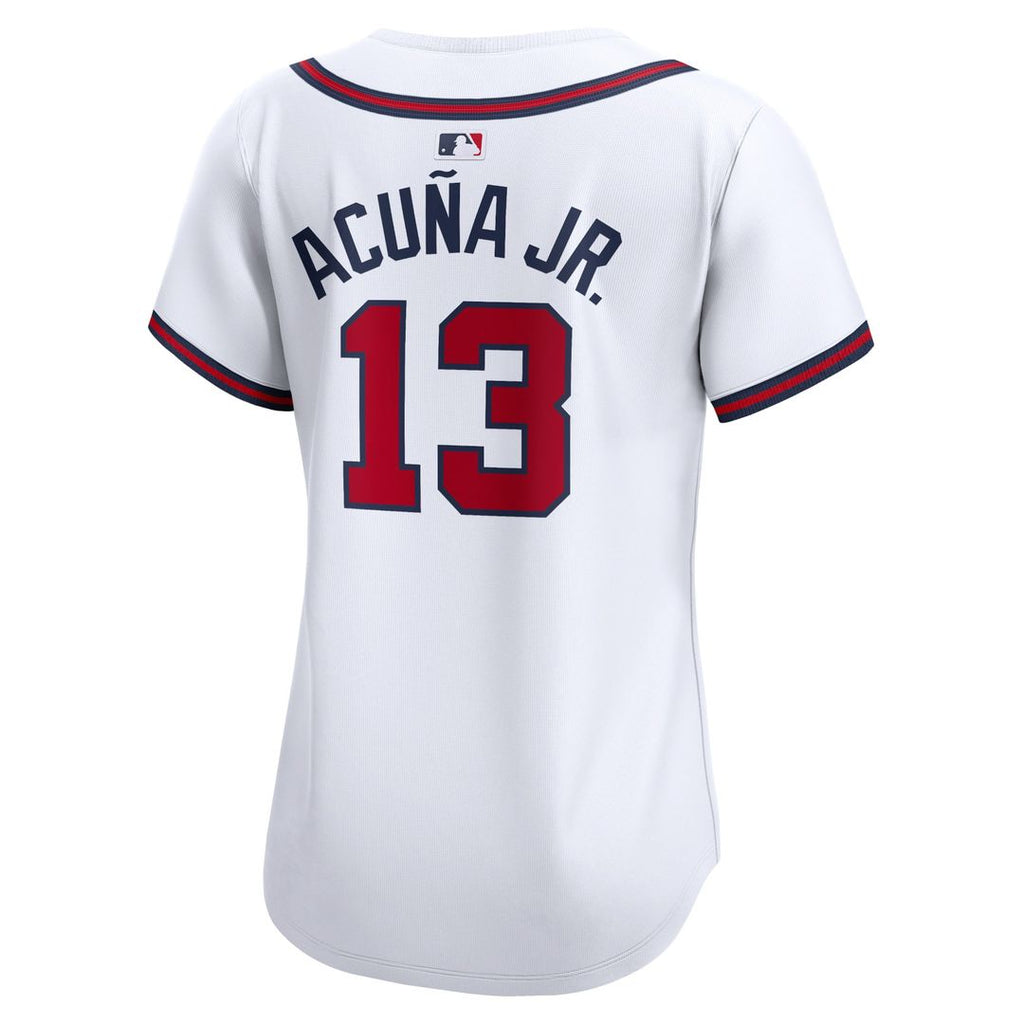 Atlanta Braves Ronald Acuna Women's Home Limited Jersey | White