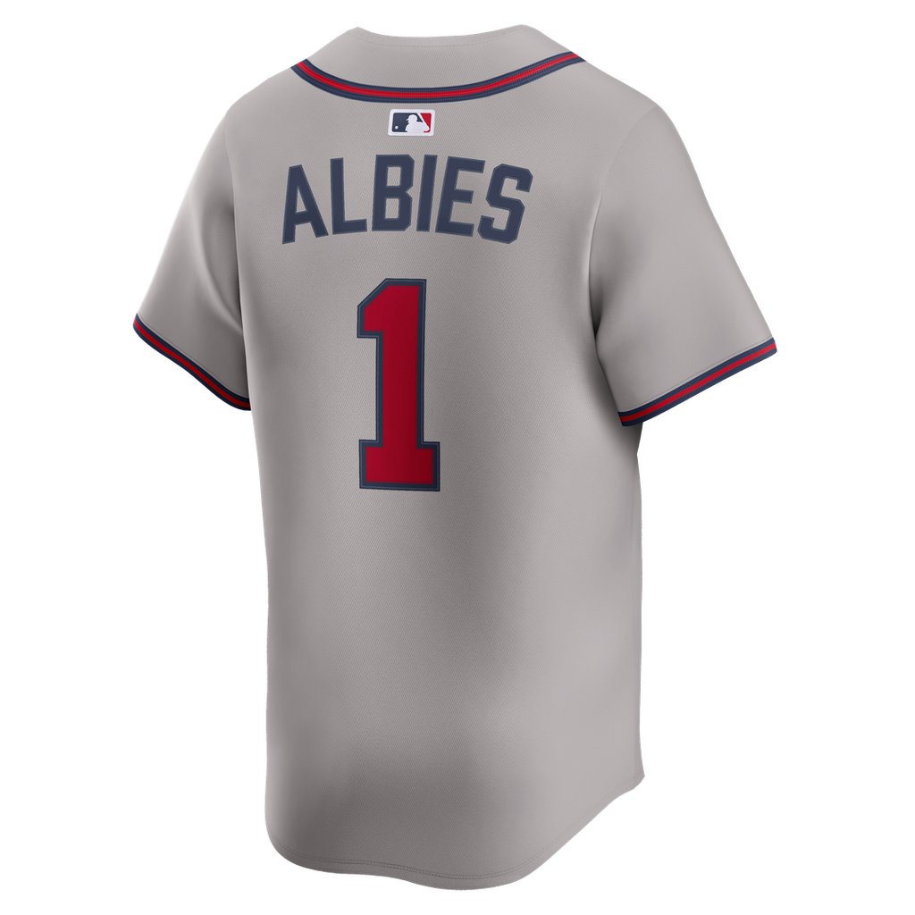 Atlanta Braves Ozzie Albies Road Limited Jersey | Gray