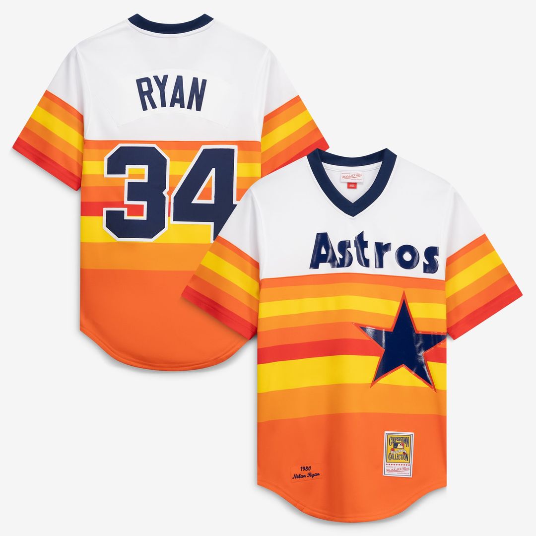 Houston Astros Nolan Ryan Throwback Authentic Jersey | White