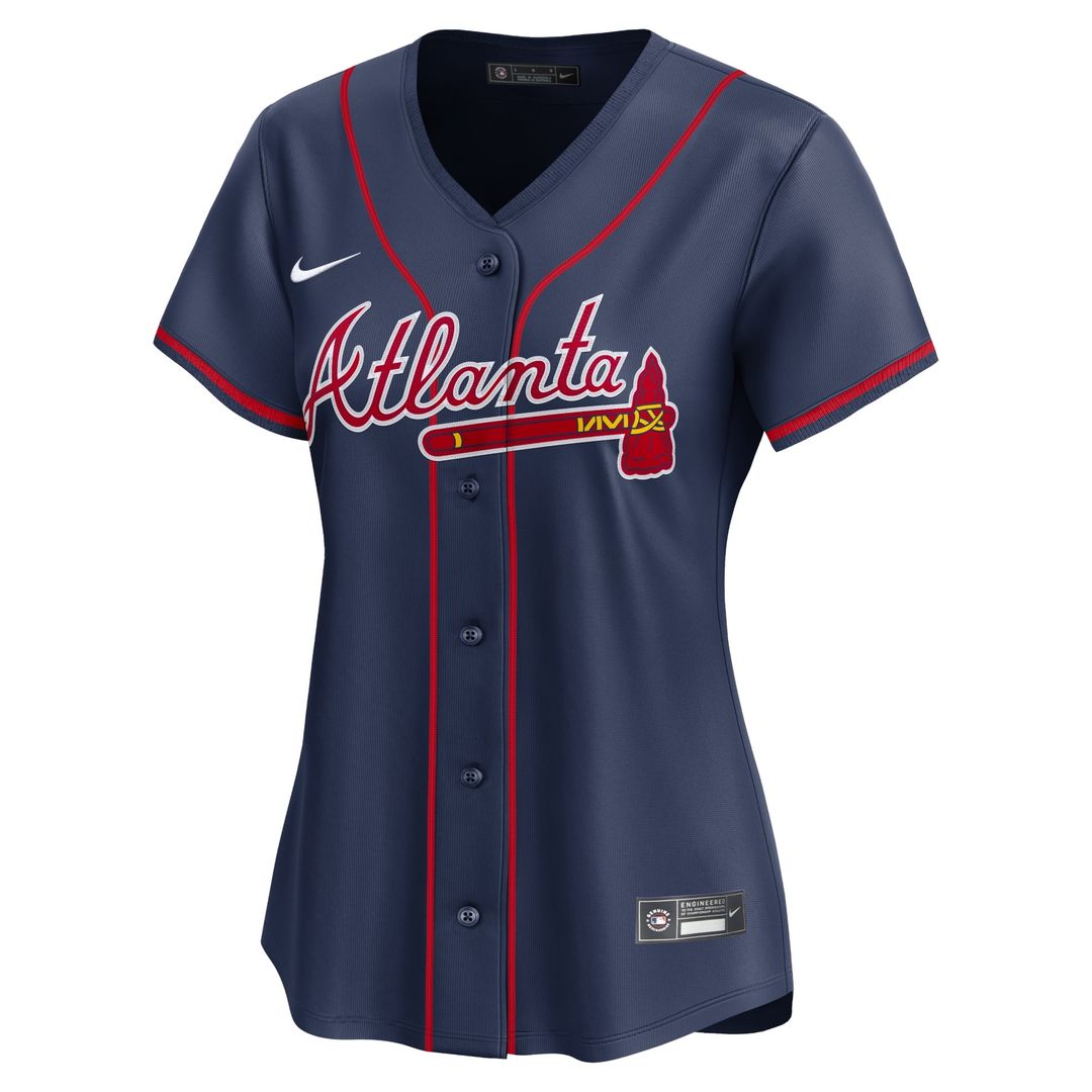 Atlanta Braves Ronald Acuña Jr. Women's Alternate Limited Jersey | Navy