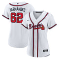 Atlanta Braves Daysbel Hernandez Women's Home Replica Jersey | White