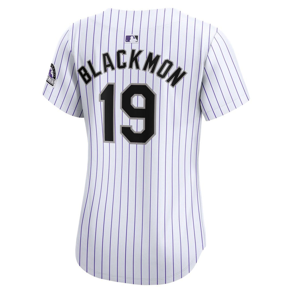 Colorado Rockies Charlie Blackmon Women's Home Limited Jersey | White