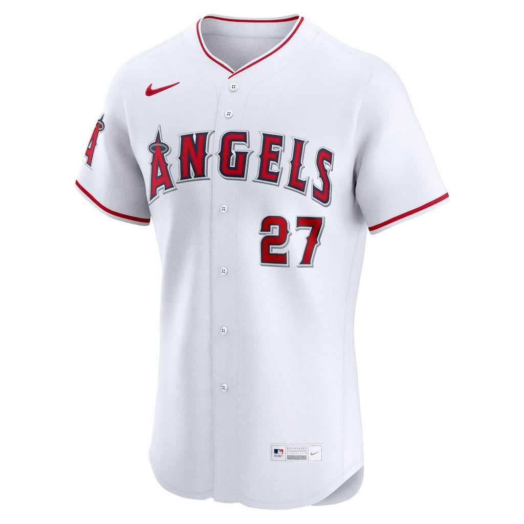 Los Angeles Angels Mike Trout Home ElitePlayer Jersey | White