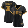 Pittsburgh Pirates Paul Skenes Women's 2026 City Connect Stadium Jersey | Black