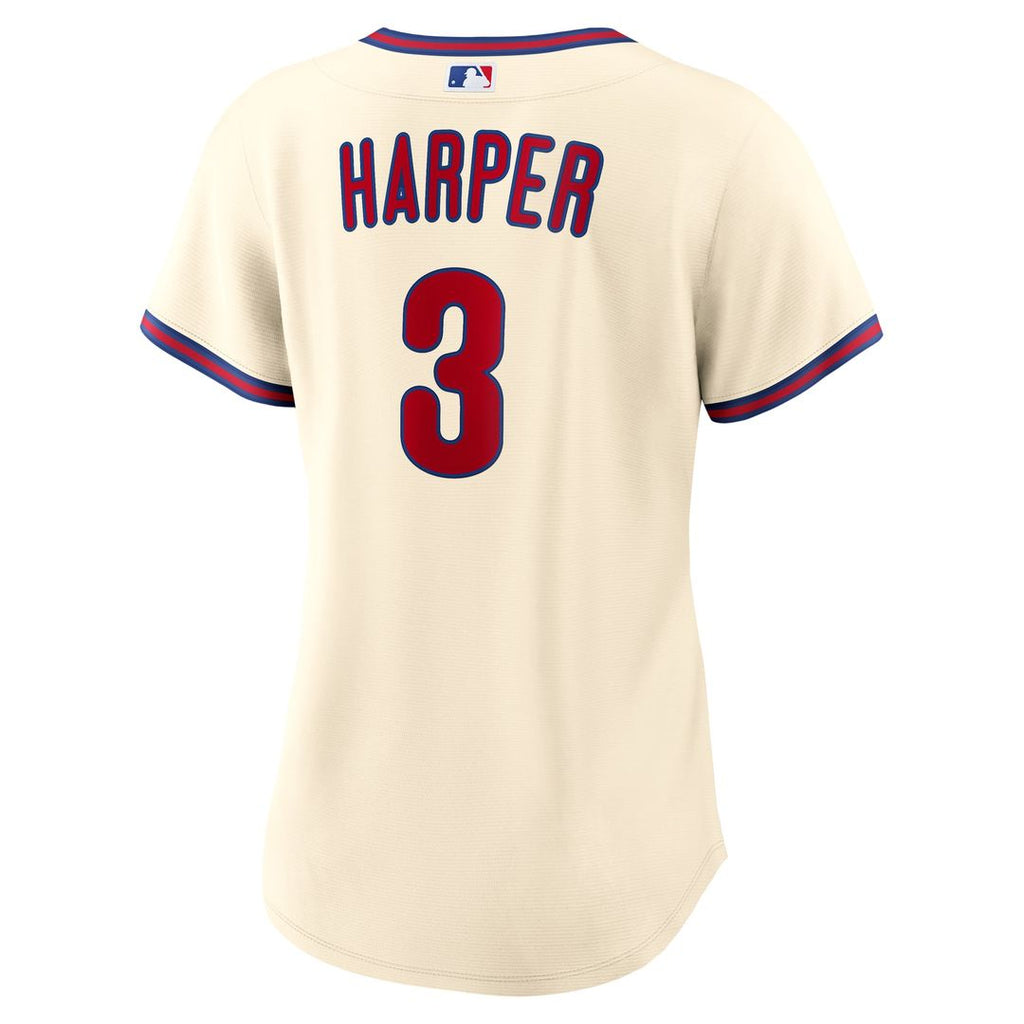 Philadelphia Phillies Bryce Harper Women's Home Replica Jersey | White
