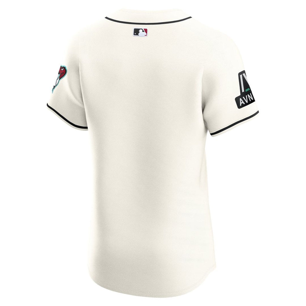 Arizona Diamondbacks Home Elite Patch Jersey | White