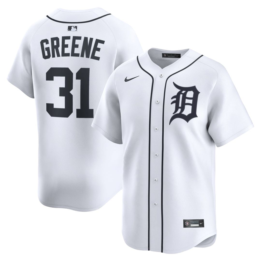 Detroit Tigers Riley Greene Home Limited Jersey | White