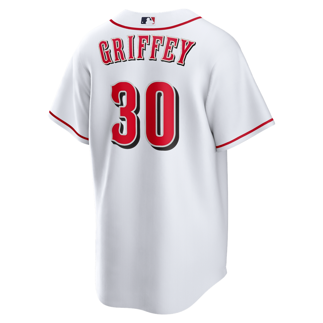 Cincinnati Reds Ken Griffey Jr. Home Retired Replica Jersey | White