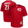 Cincinnati Reds Deion Sanders Big & Tall Cooperstown Mesh Batting Practice Jersey | Red