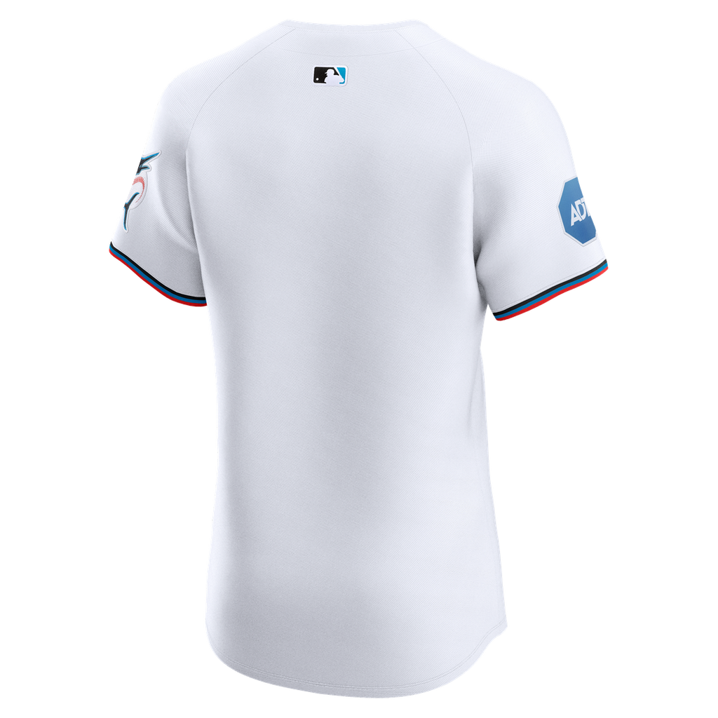 Miami Marlins Home Elite Jersey | White