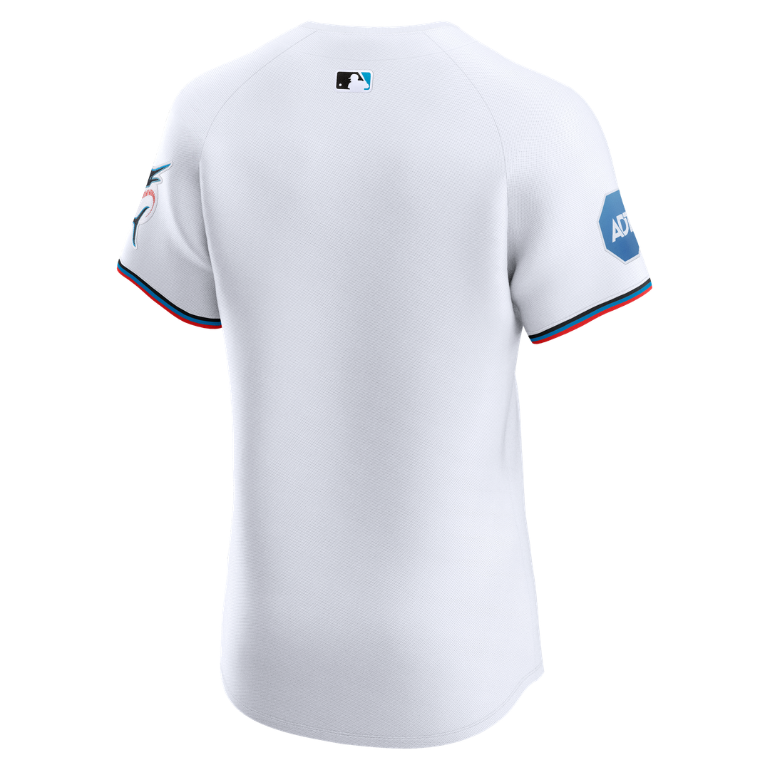 Miami Marlins Home Elite Jersey | White