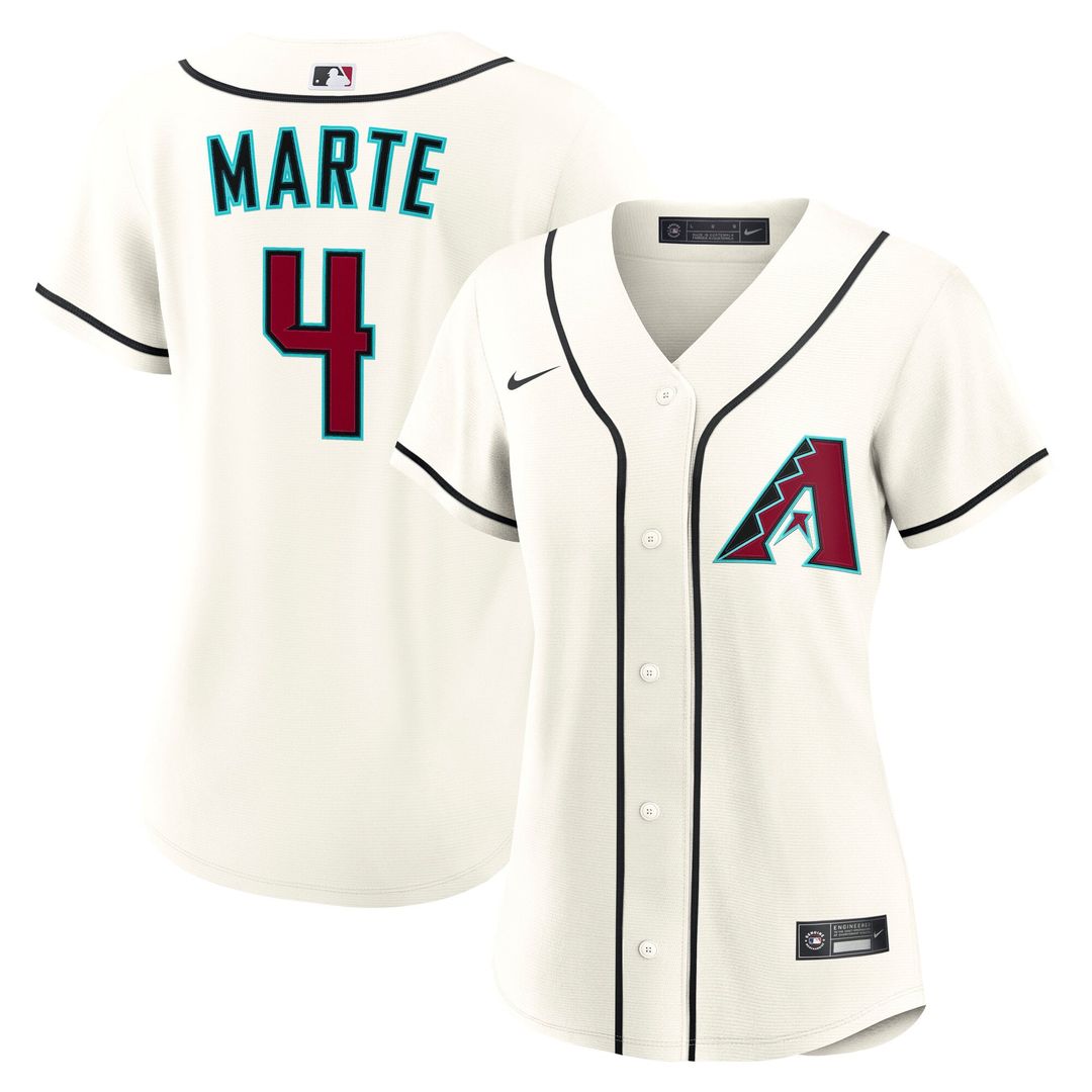 Arizona Diamondbacks Ketel Marte Women's Home Replica Jersey | Cream