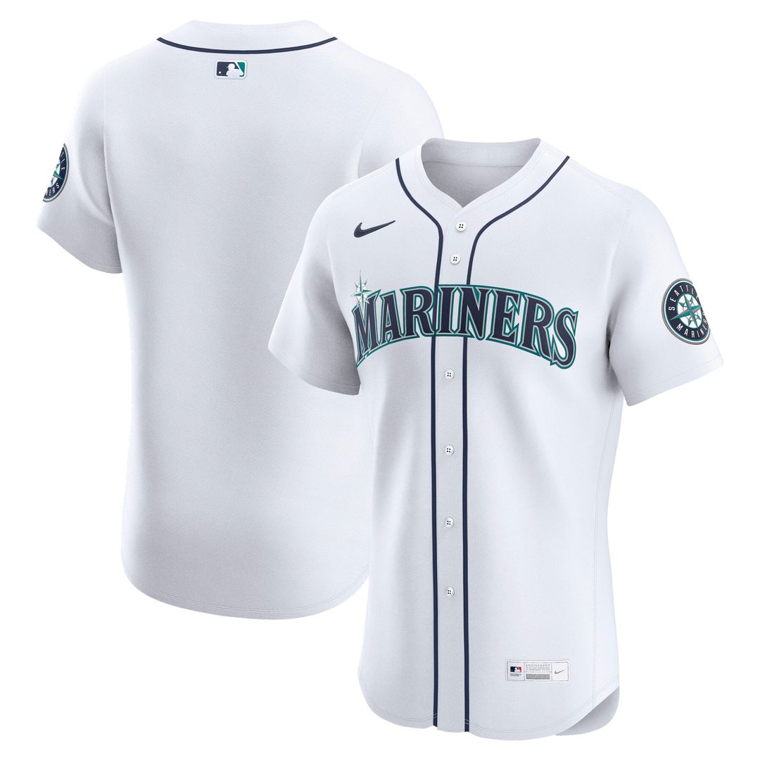 Seattle Mariners Home Elite Jersey | White
