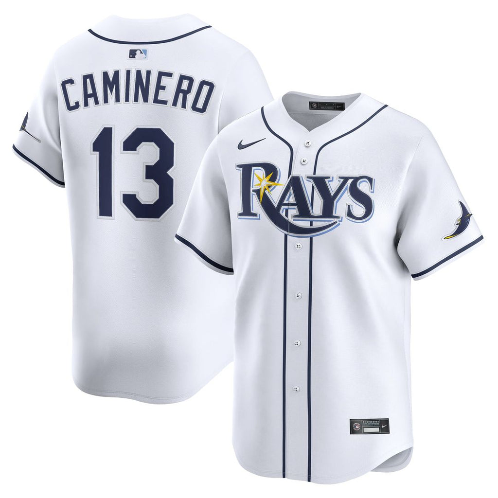 Tampa Bay Rays Junior Caminero Home Limited Jersey | White
