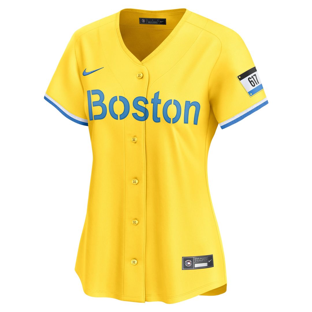 Boston Red Sox David Ortiz Women's City Connect Retired Player Jersey | Gold